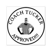 Tampon Auto-encreur Entraîneur Approuvé Enseignant Photo personnalisée (Design)