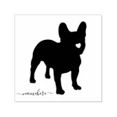 Tampon Auto-encreur Entreprise de Chiens Bouledogues Français Logo Noi (Design)