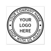 Tampon Auto-encreur Entreprise Nom Professionnel Marque Logo (Design)