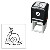 Tampon Auto-encreur Escargot (En situation)