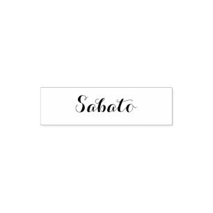 Tampon Auto-encreur Esperanto : Jour de la semaine : Sabato (samedi)