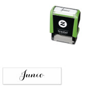 Tampon Auto-encreur Espéranto : Mois : Junio (juin) (En situation)