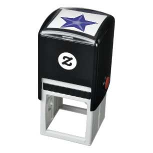 Tampon Auto-encreur Étoiles gonflées de pourpre