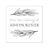 Tampon Auto-encreur Eucalyptus Lead Bibliothèque personnelle Stamp (Design)