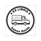 Tampon Auto-encreur Ex Libris avec voiture (Design)