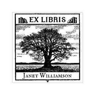Tampon Auto-encreur EX LIBRIS Plaque de livre Plaque de livre personna