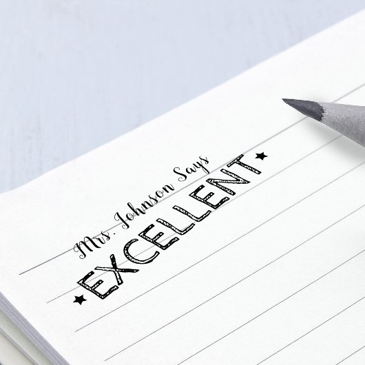 Tampon Auto-encreur Excellent | Enseignants personnalisés
