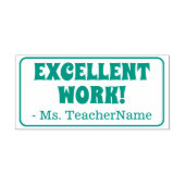 Tampon Auto-encreur "EXCELLENT TRAVAIL !" Remerciements Timbre en caou (Design)