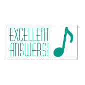 Tampon Auto-encreur "EXCELLENTES RÉPONSES !" Timbre en caoutchouc de l (Design)