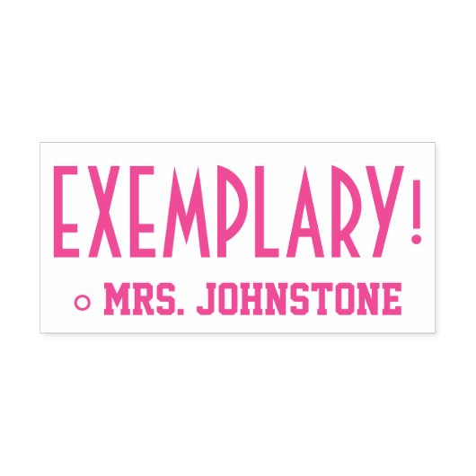 Tampon Auto-encreur "EXEMPLAIRE !" Marquage du tampon en caoutchouc (Design)