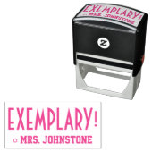 Tampon Auto-encreur "EXEMPLAIRE !" Marquage du tampon en caoutchouc (En situation)