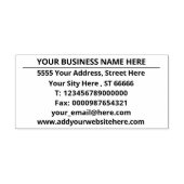 Tampon Auto-encreur Exemple de timbre d'adresse (Design)