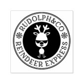 Tampon Auto-encreur Express de Noël Reindeer cool (Design)