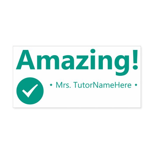 Tampon Auto-encreur "Extraordinaire !" Remerciements Timbre en caoutch (Design)