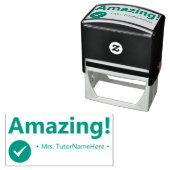 Tampon Auto-encreur "Extraordinaire !" Remerciements Timbre en caoutch (En situation)