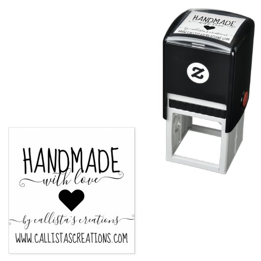 Tampon Auto-encreur Fabriqué à la main avec amour Etsy Accueil Artiste (En situation)