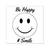 Tampon Auto-encreur Face Be Happy and Smile (Design)