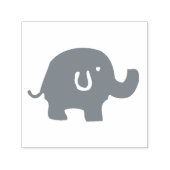 Tampon Auto-encreur Face droite Eléphant gris mou (Design)