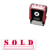 Tampon Auto-encreur Facture de vente d'entreprise de bureau simple (En situation)