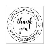 Tampon Auto-encreur Fait à la main avec Merci d'amour (Design)