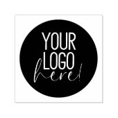 Tampon Auto-encreur Faites votre propre logo d'entreprise circulaire p (Design)