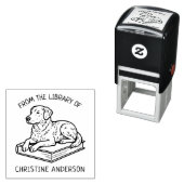 Tampon Auto-encreur Faites votre propre | Retriever | De La Bibliothèq (En situation)