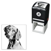 Tampon Auto-encreur Faithful Friend Dog Automatic Stamp (En situation)