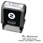 Tampon Auto-encreur Family Name & Address | Fancy Return Address