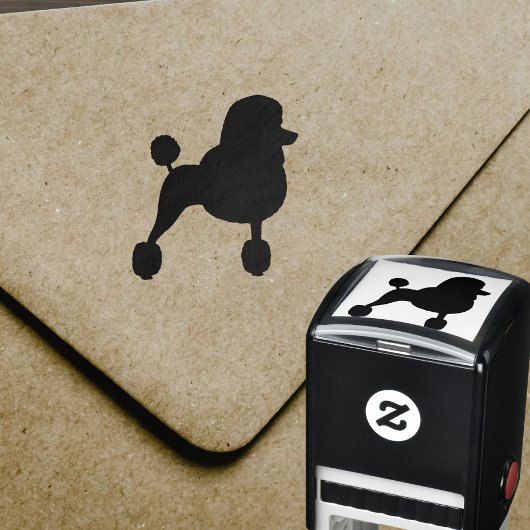Tampon Auto-encreur Fancy Standard Poodle Silhouette