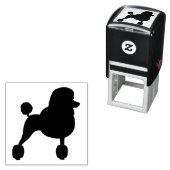 Tampon Auto-encreur Fancy Standard Poodle Silhouette (En situation)
