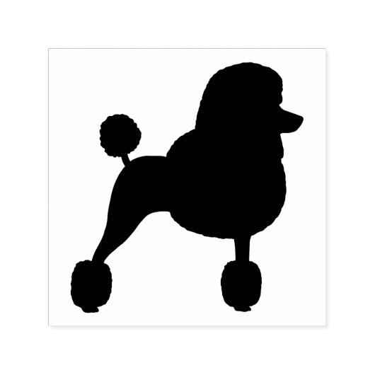 Tampon Auto-encreur Fancy Standard Poodle Silhouette (Design)