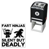 Tampon Auto-encreur Fart Ninjas Silencieux Mais Mort (En situation)