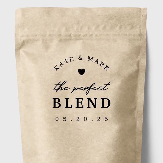 Tampon Auto-encreur Faveur de mariage "The Perfect Blend"