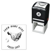 Tampon Auto-encreur Ferme Hen | Famille des oeufs (En situation)