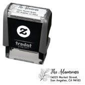 Tampon Auto-encreur Feuilles de campagne rustique Nom & Adresse de ret