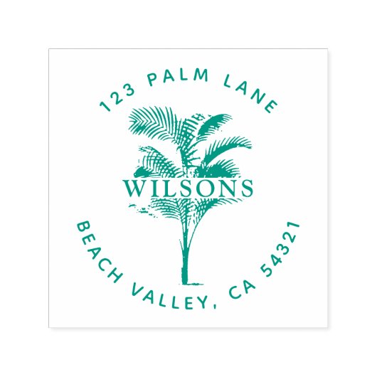 Tampon Auto-encreur Feuilles Palm Tree (Design)
