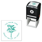 Tampon Auto-encreur Feuilles Palm Tree (En situation)