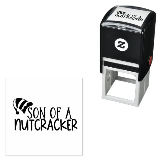 Tampon Auto-encreur Fils ELF d'un casse-noix (En situation)