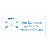 Tampon Auto-encreur Flèches croisées & Ax personnalisées (Design)