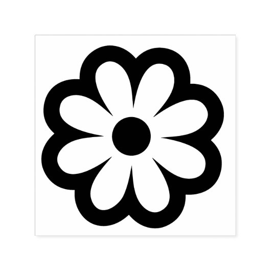 Tampon Auto-encreur Fleur (Design)