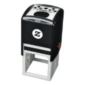 Tampon Auto-encreur Fleurs d'action de grâce en Citrouille (Produit)