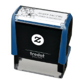 Tampon Auto-encreur Floral Boho moderne unique (Produit)