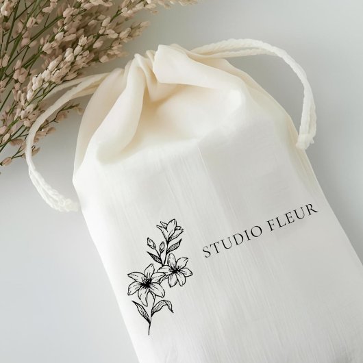 Tampon Auto-encreur Flore moderne simple