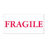 Tampon Auto-encreur Fragile rouge (Design)