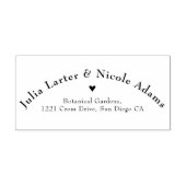 Tampon Auto-encreur Fraîcheur Citrus Foliage Mariage (Design)