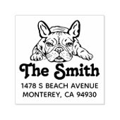 Tampon Auto-encreur Français Français Chien Chien Chien de Chien Retou (Design)