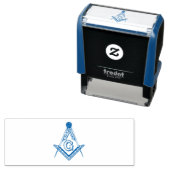 Tampon Auto-encreur Freemason (En situation)