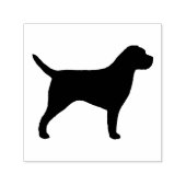 Tampon Auto-encreur Frontière Chien de race Terrier Silhouette (Design)