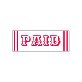 Tampon Auto-encreur Fun "PAID" Timbre en caoutchouc (Design)