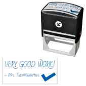 Tampon Auto-encreur Fun "TRÈS BON TRAVAIL !" Classement du tampon en c (En situation)